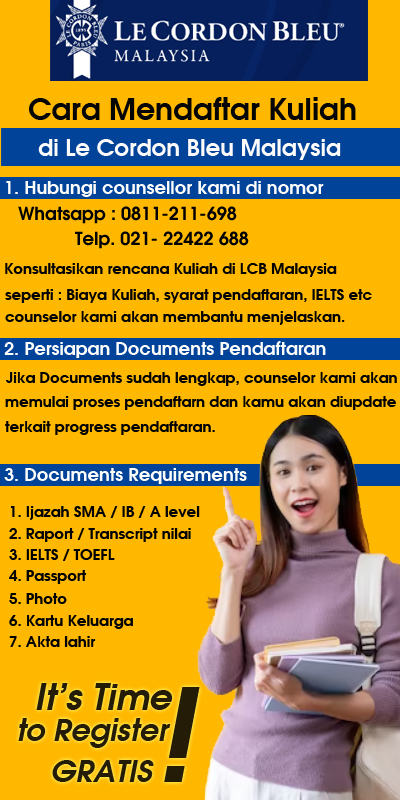 Cara mendaftar kuliah di LCB Malaysia
